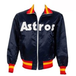 Houston Starter Polyster Bomber Jacket Houston Starter Polyster Bomber Jacket