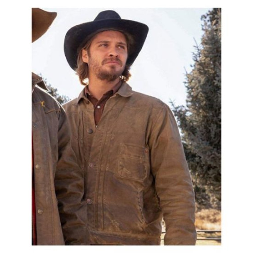 Luke Grimes Yellowstone Jacket | Kayce Dutton Leather Jacket