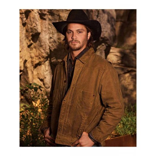 Yellowstone S04 Luke Grimes (Kayce Dutton) Cotton Jacket