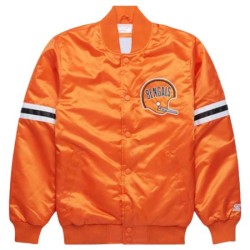 Bengals Orange Satin Starter Jacket Bengals Orange Satin Starter Jacket