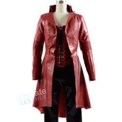 Red Civil War Natasha Romanoff (Scarlett Johansson) Coat