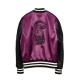 The Weeknd H&M Purple Varsity Bomber Jacket