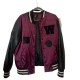 The Weeknd H&M Purple Varsity Bomber Jacket