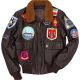 Top Gun Tom Cruise (Maverick) Brown Leather Jacket