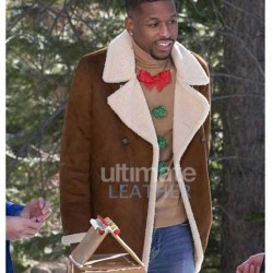 12 Dates of Christmas Anthony Assent Suede Shearling Coat 12 Dates of Christmas Anthony Assent Suede Shearling Coat