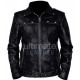 A Long Way Down Aaron Paul Black Leather Jacket