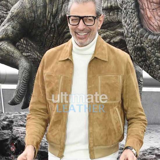 Jurassic World Dominion Jeff Goldblum (Ian Malcolm) Suede Jacket