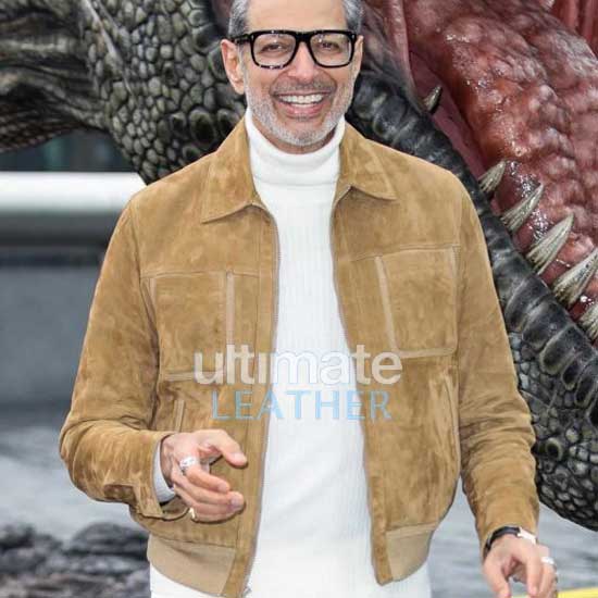 Jurassic World Dominion Jeff Goldblum (Ian Malcolm) Suede Jacket