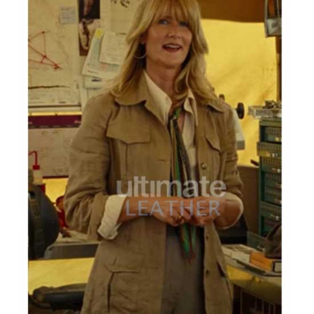 Laura Dern Jacket Jurassic World Ellie Sattler Cotton Jacket 1462