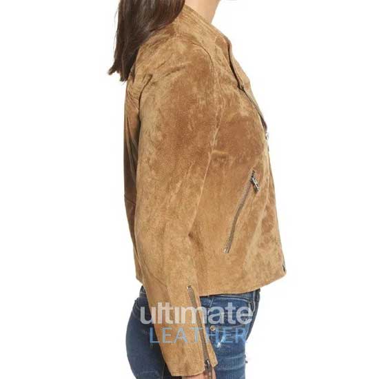 Dead to Me (Judy Hale) Linda Cardellini Suede Leather Jacket