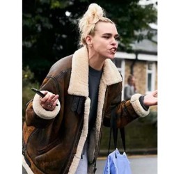 I Hate Suzie Billie Piper (Suzie Pickles) Brown Leather Jacket I Hate Suzie Billie Piper (Suzie Pickles) Brown Leather Jacket