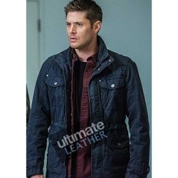 Supernatural Jensen Ackles (Dean Winchester) Blue Cotton Jacket Supernatural Jensen Ackles (Dean Winchester) Blue Cotton Jacket
