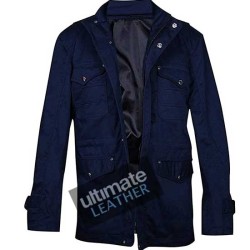 Supernatural Jensen Ackles (Dean Winchester) Blue Cotton Jacket Supernatural Jensen Ackles (Dean Winchester) Blue Cotton Jacket