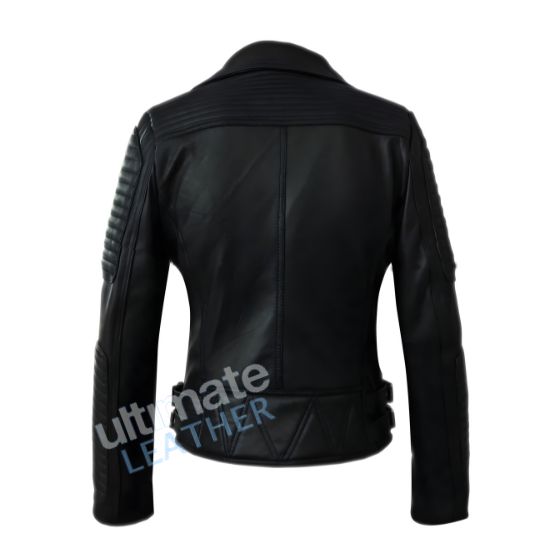 Women's kiki Black Leather Jacket