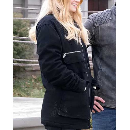 Beautiful Disaster Virginia Gardner (Abby Abernathy) Cotton Jacket