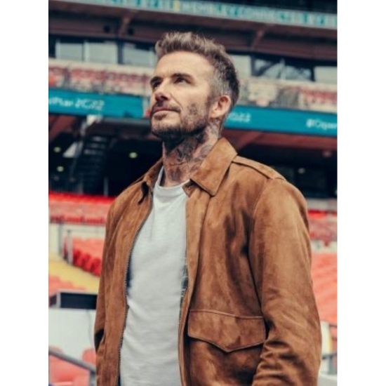 Beckham hot sale leather jacket