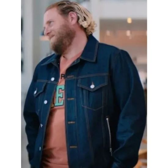 You People Jonah Hill (Ezra) Blue Denim Jacket