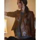 Midnight in The Switchgrass Megan Fox (Rebecca) Leather Jacket