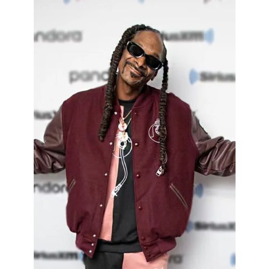 House Party Snoop Dogg Red Bomber Jacket