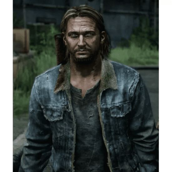 The Last of Us 2023 Gabriel Luna Shearling Denim Jacket