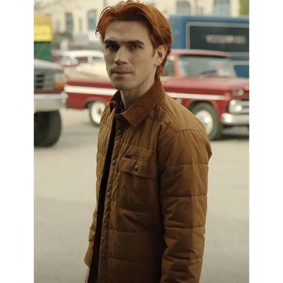 Riverdale S06 K.J. Apa (Archie Andrews) Brown Jacket