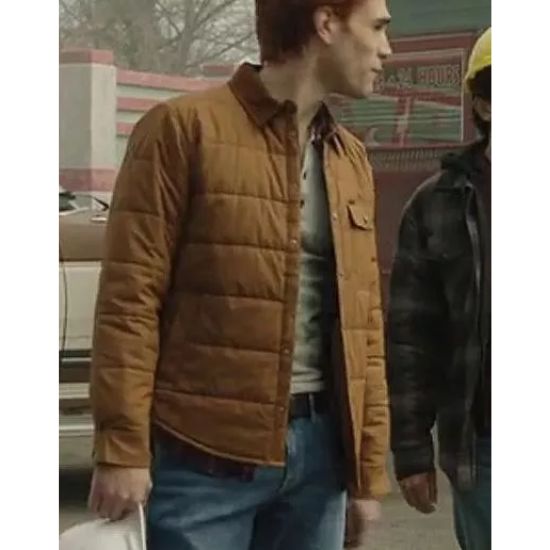 Riverdale S06 K.J. Apa (Archie Andrews) Brown Jacket