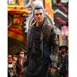 Descendants 3 Cheyenne Jackson (Hades) Leather Black Coat
