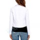 Women White Biker Leather Jacket 