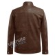 Men's Brown Biker Leather Jacket