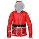 christmas Red leather coat