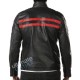 Men's Black Slim Fit Motorbike Leather Jacket