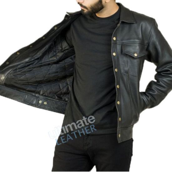 Men's Smart Casual Leather Jacket