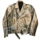 Men's Waxed Distressed Vintage Leather Jacket