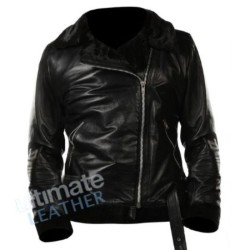Women's Black Shearling B3 bomber Cockpit Style Jacket