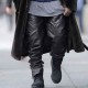 Kanye West Black Leather Pant