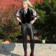 Ocean's 8 Cate Blanchett (Lou) Black Leather Pant