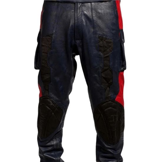 Avengers Age of Ultron Chris Evans (Steve Rogers) Leather Pant