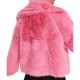 Ted Lasso S03 Juno Temple (Keeley Jones) Pink Fur Jacket
