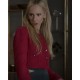 Ted Lasso S03 Juno Temple (Keeley Jones) Red Cropped Jacket