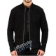 Men's Black Suede Leather Jacket