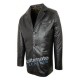 Men's Black Blazer Leather Jacket