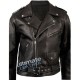 Men’s Black Leather Motorcycle Jacket