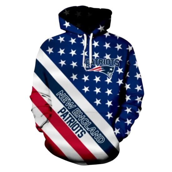 New England Patriots 3D Hoodie