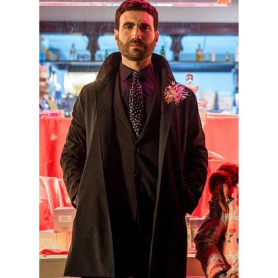 Ted Lasso Brett Goldstein (Roy Kent) Black Long Coat