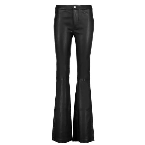 Women’s Black Skinny Silm Fit Real Leather Pant