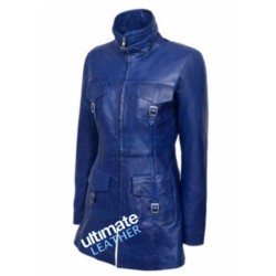 Women's Blue Blazer Jacket Women's Blue Blazer Jacket