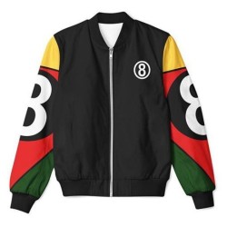 8 Ball 90s Black Leather Jacket 8 Ball 90s Black Leather Jacket