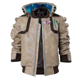 Cyberpunk 2077 Samurai Bomber Leather Jacket