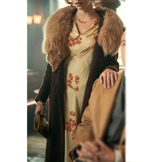 Peaky Blinders S06 Anya Taylor-Joy (Gina Gray) Wool Coat