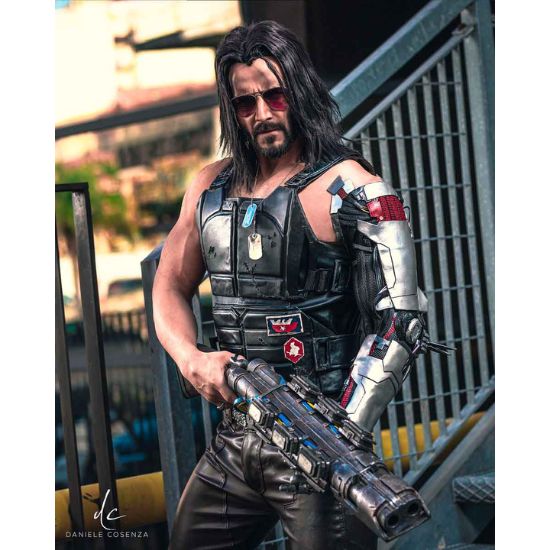 Cyberpunk 2077 Keanu Reeves (Johnny Silverhand) Leather Vest